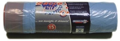 Sacchi Immondizia Azzurri Maxi 70x75cm - Confezione 150 Pezzi Per Pattumiere 28-35 Litri - Foto 2