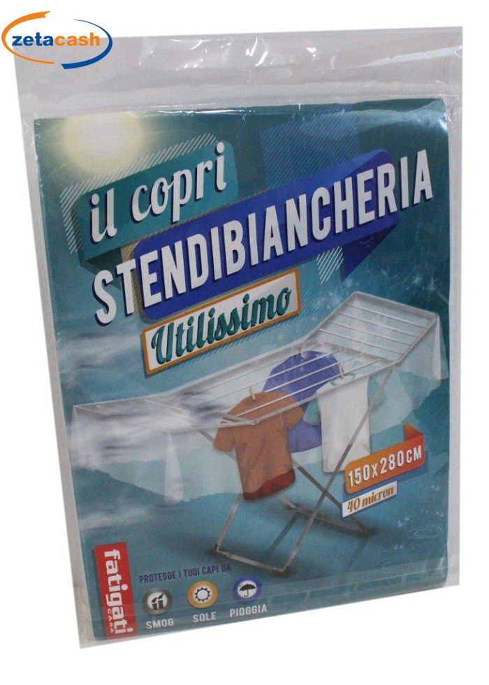 COPRI STENDIBIANCHERIA IN PLASTICA