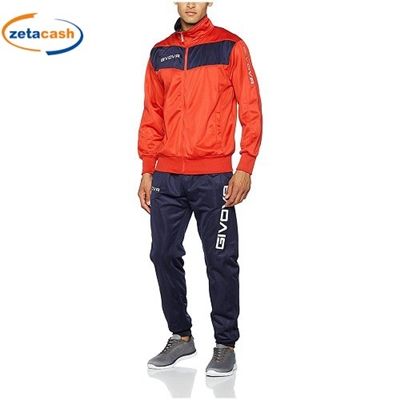TUTA UOMO GIVOVA ROSSO E BLU TG XL