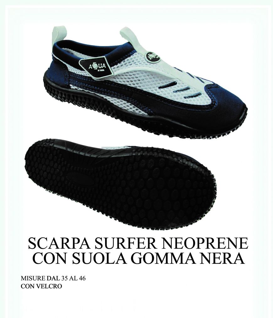 SCARPE DA MARE UOMO NUM 42 CON SUOLA NERA
