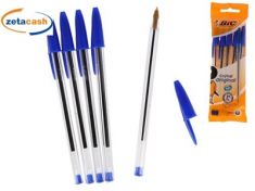 PENNE A SFERA BIC BLU 5 PEZZI