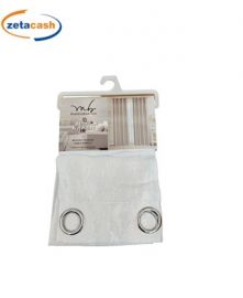 TENDA KAREN RASO JACQUARD 1 PANNELLO 8 ANELLI 140X290CM ASS