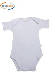 BODY NEONATO A MEZZA MANICA BIANCO MESI 6