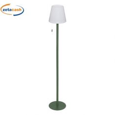 LAMPADA LED DA ESTERNO ZACH VERDE OLIVA RICARICABILE H108CM