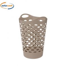 CESTA PORTABIANCHERIA TRAF PE FLESSIBILE BEIGE 60LT