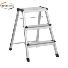 PEDANA A 3 SCALINI IN ALLUMINIO ULTRALEGGERA H60CM