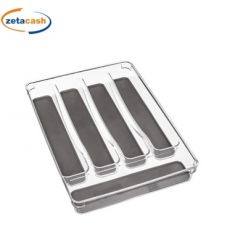 ORGANIZER PER CASSETTI PLASTICA 5 SCOMPARTI 23X32XH5CM