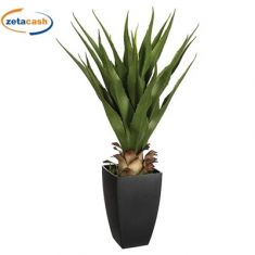 PIANTA ARTIFICIALE AGAVE NEEMA IN VASO POLIETILENE H73CM