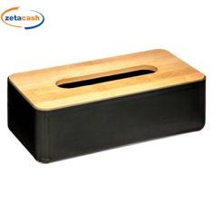PORTASALVIETTE PLASTICA NERO COP BAMBOO H9X26X13CM