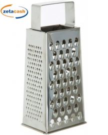 GRATTUGIA IN ACCIAIO 4 LATI CM 8X10X H 24 CM