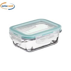 CONTENITORE VETRO TRASPARENTE TAPPO A CLIP PLASTICA 540CL