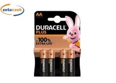 DURACELL AA STILO PLUS 100 EXTRALIFE 4 PEZZI
