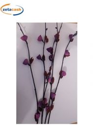 STELI CON FIORI E FOGLIE H 1,65