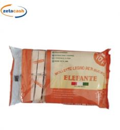 MOLLETTE STENDIBIANCHERIA ELEFANTE IN LEGNO 10 PEZZI