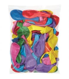 PALLONCINI IN LATTICE COLORATI 100 PEZZI