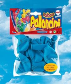 PALLONCINI IN LATTICE CELESTE 1 COMPLEANNO