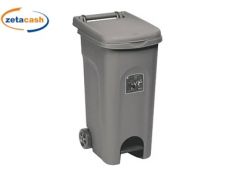BIDONE URBAN ECO SYSTEM CON PEDALE GRIGIO POLVERE