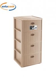 CASSETTIERA 4 CASSETTI ELEGANCE COLOR CASHMERE 40X40XH80