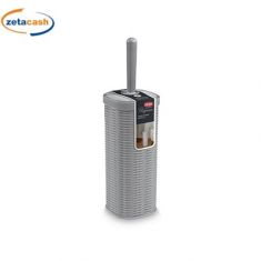 SCOPINO DA BAGNO ELEGANCE GRIGIO IN PLASTICA H 40 CM