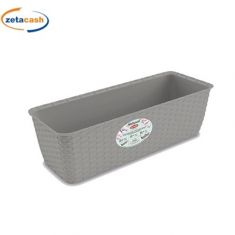 BALCONETTA NATURAL GRIGIA CON RISERVA ACQUA 50 CM