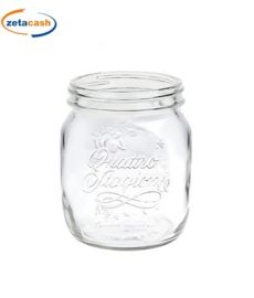 BARATTOLI IN VETRO CON SCRITTA QUATTRO STAGIONI DA 70 CL 6PZ