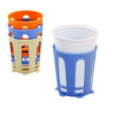 SUPPORTI SEGNABICCHIERI 6 PEZZI PLASTICA COLORATI