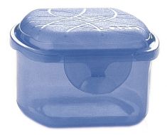 CONTENITORE CLIK CLAK QUADRATO PLASTICA CM 8 X 8 X H 5