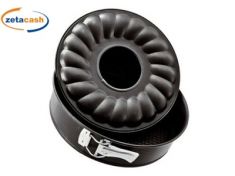 TORTIERA APRIBILE CON DUE FONDI "EASY CLEAN" DIAM26 X H 7 CM