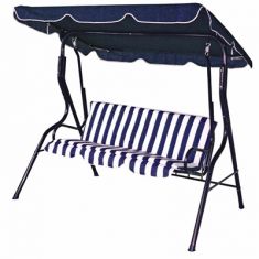 DONDOLO SORRENTO 170X115X152 BLU A TRE POSTI