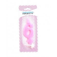CANDELINA SLIM ROSA NUMERO 6