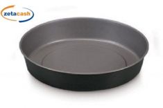 TORTIERA LISCIA IN ALLUMINIO ANTIADERENTE DIAM 32 X H 5 CM