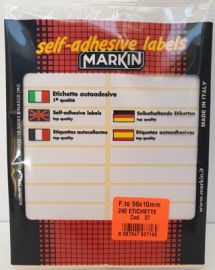 ETICHETTE 240 PZ AUTOADESIVE BIANCHE