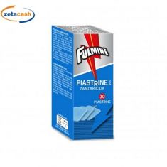 PIASTRINE 30 PEZZI ZANZARICIDA FULMINE
