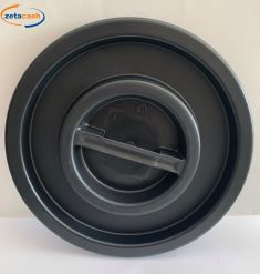 COPERCHIO BIDONE 75 LITRI NERO DIAMETRO CM 48