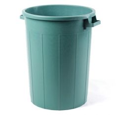 BIDONE 75 LITRI VERDE CON 2 MANICI DIAM CM 47 X H 64