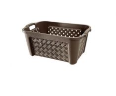 CESTO PORTABIANCHERIA MARRONE