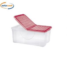 CONTENITORE DODO PLASTICA CON COP PIEGHEVOLE CORALLO 40LT