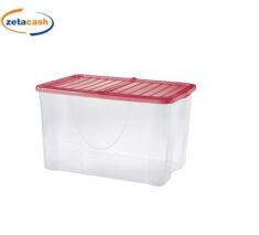 CONTENITORE DODO PLASTICA CON COP PIEGHEVOLE CORALLO 60LT