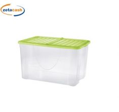 CONTENITORE DODO PLASTICA CON COP PIEGHEVOLE VERDE 60LT