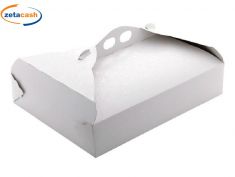 SCATOLA PORTAPASTE IN CARTONE BIANCO CM 20X25