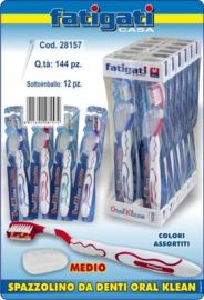 SPAZZOLINO MEDIO CON LAMELLA IN GOMMA ONDULATA