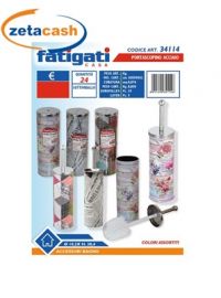 PORTA SCOPINO IN METALLO CON STAMPA