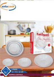 INSALATIERA IN PORCELLANA SET 3 PEZZI