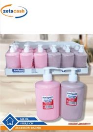 DISPENSER SAPONE IN PLASTICA PARIS 500 ML ASS