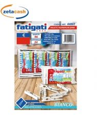 MOLLETTE JUMBO 12 PEZZI PER BUCATO IN POLIPROPILENE BIANCHE