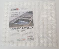 TAPPETO LAVELLO BIANCO MODELLO SINK MAT