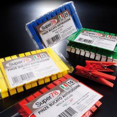 MOLLETTE BUCATO IN PLASTICA ANTIRUGGINE 10 PEZZI