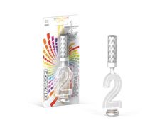 FONTANA SCINTILLANTE CON NUMERO 2 A LED