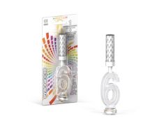 FONTANA DA INTERNO CON NUMERO 6 A LED MULTICOLORE