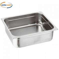 BACINELLA GASTRONORM IN ACCIAIO INOX GN 2 3 H6CM
